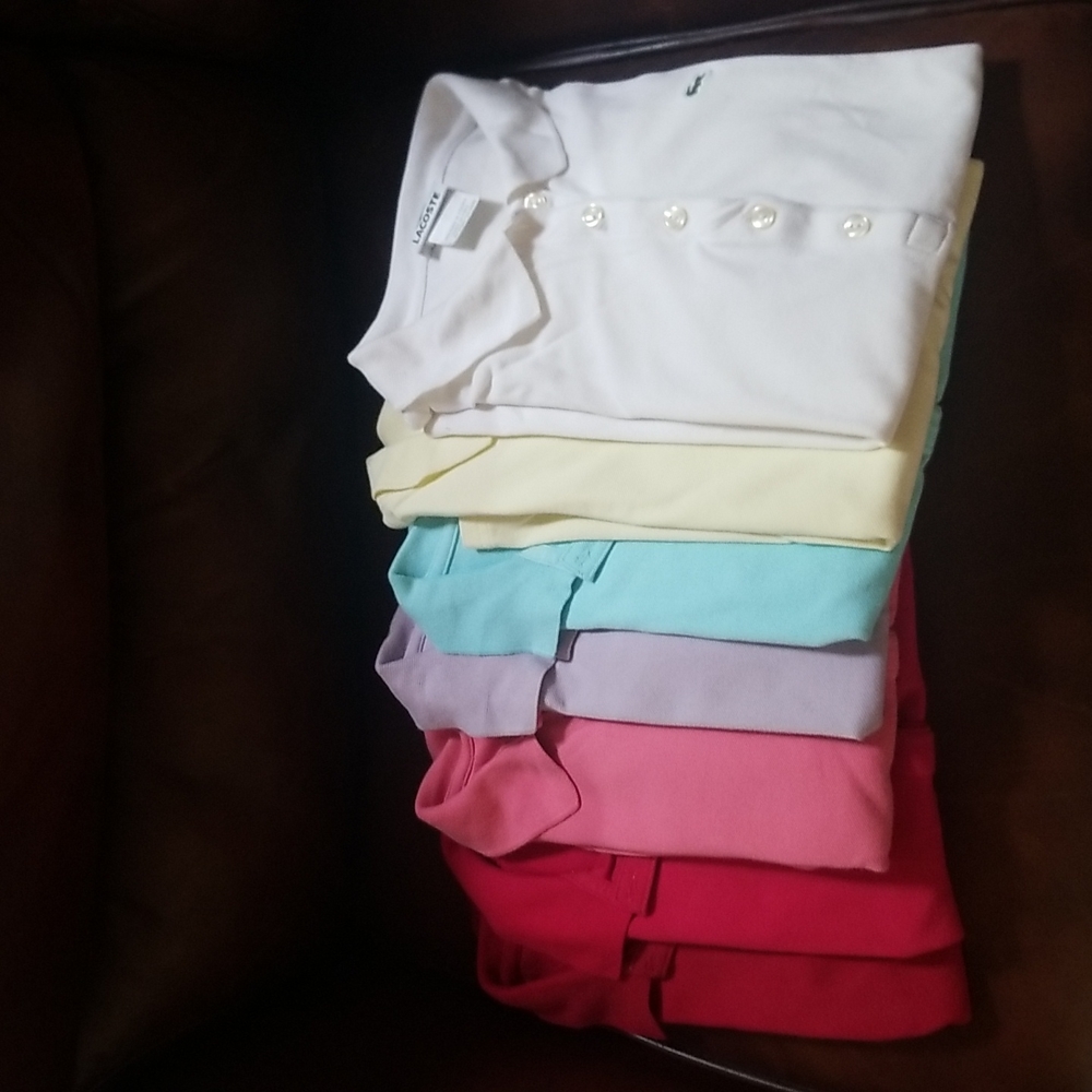 Lacoste collared shirts